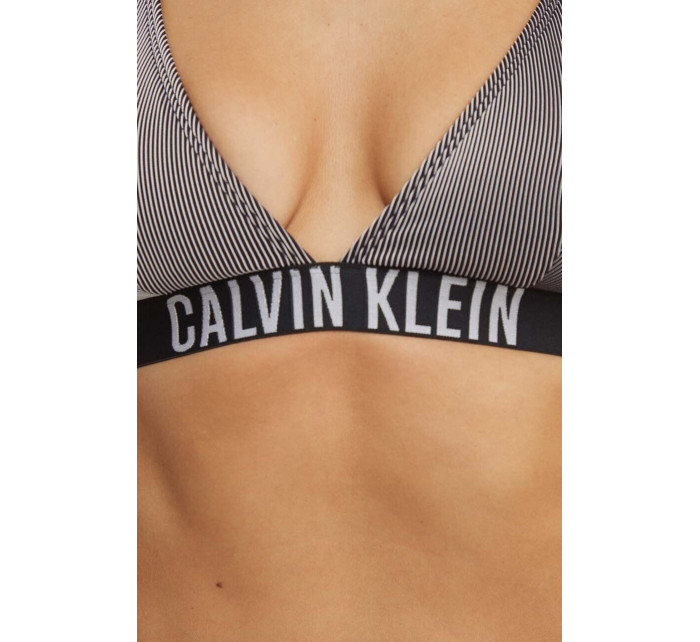 Dámská plavková podprsenka KW0KW02610 BEH černá - Calvin Klein