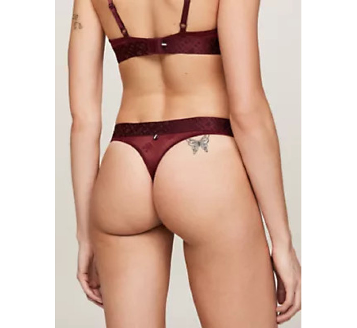 Close to Body Dámské kalhotky THONG UW0UW04963VLP - Tommy Hilfiger