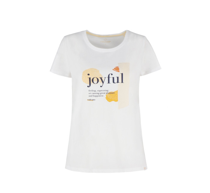 Volcano T-Shirt T-JOYFULL White