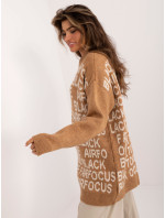 Sweter BA SW 0546.07 camelowy