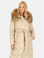 PERSO Coat BLH241005FR Béžová barva