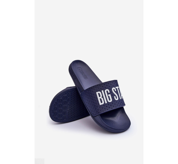 Klasické dámské žabky Big Star Navy Blue