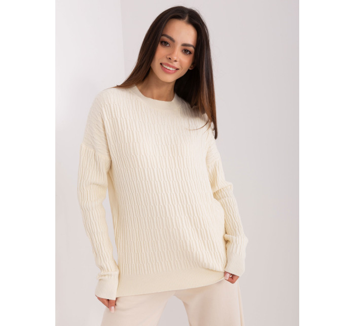 Sweter AT SW model 20218515 jasny beżowy - FPrice