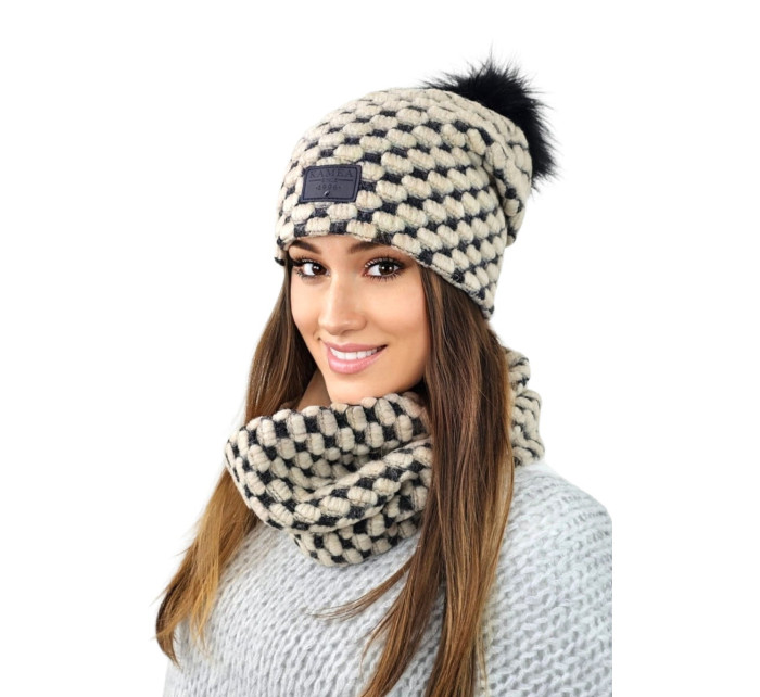 Hat&Scarf model 19142513 Béžová - Kamea