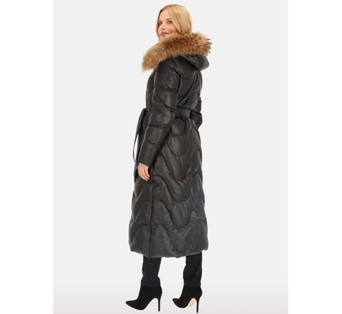 PERSO Coat BLH241005FR Černá barva