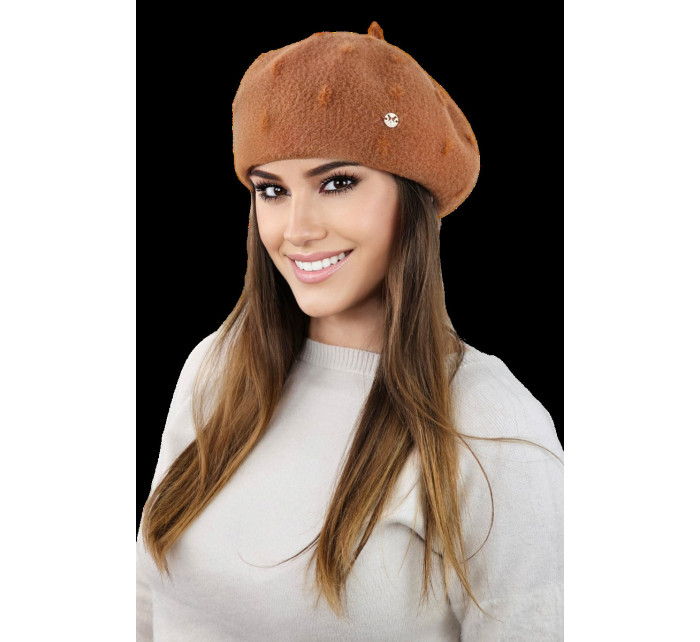 Beret model 19142527 Brick - Kamea