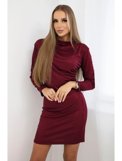 Lesklé šaty model 20622421 - K-Fashion