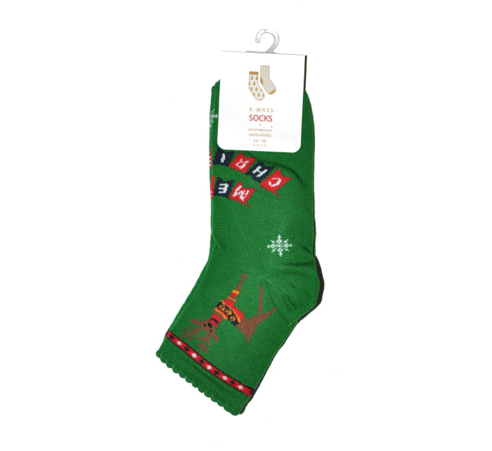 Dámské ponožky Bratex 2988 X-Mass Socks 36-41