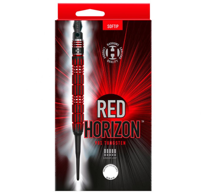 Šipky Harrows RED HORIZON 90% softip ImperialDiamond