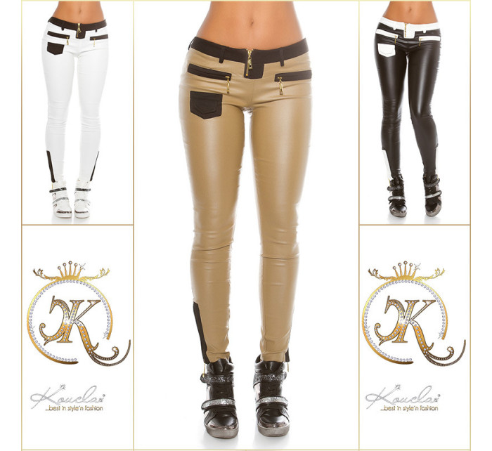 Sexy KouCla leather look pants with model 19595281 - Style fashion