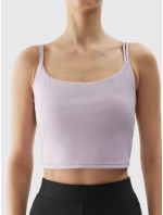 Dámský crop top na jógu z model 20437117 materiálů  fialový - 4F