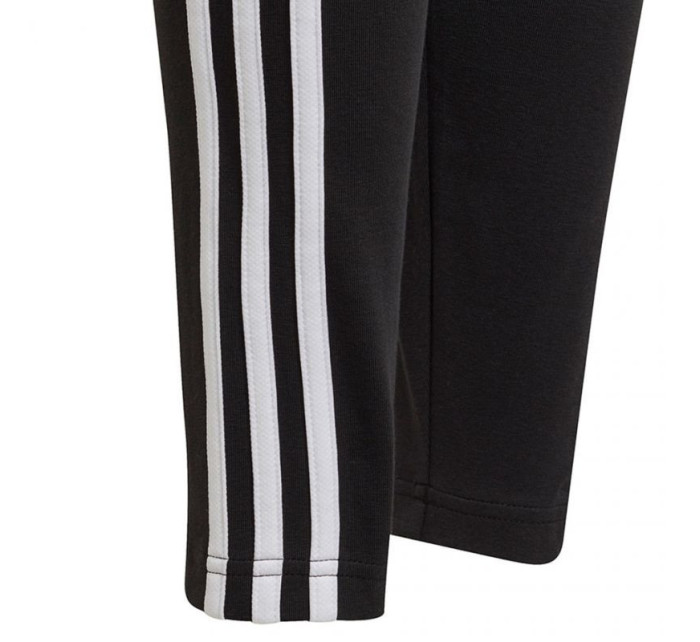 Dívčí legíny Essentials 3 Stripes GN4046 Černá s bílou - Adidas