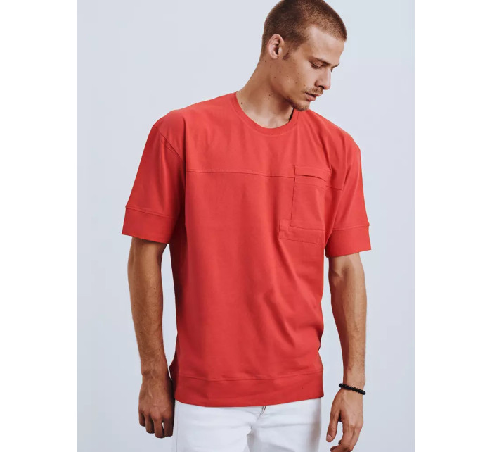 Červené pánské tričko Dstreet RX4632