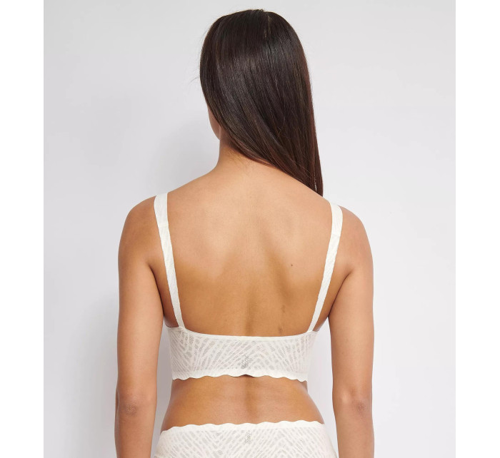 Dámská podprsenka ZERO Feel Bliss Bralette - WHITE - bílá 00GZ - SLOGGI