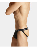 Jockstrap pánské slipy ATLANTIC - černé