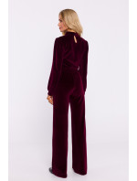 Trousers model 20677480 Maroon - Made Of Emotion