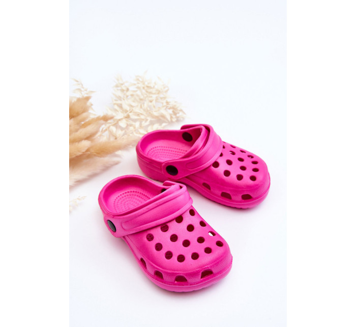 Dětská pěna Crocs Slides Růžové Percy