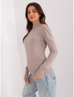 Sweter PM SW PM model 18917707 ciemny bezowy - FPrice