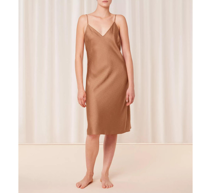 Dámská noční košile Silky Sensuality J NDW 01 X - BROWN - sv. hnědá 6403 - TRIUMPH