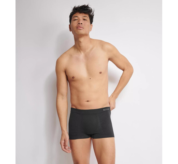 Pánské boxerky GO Smooth Hipster 2P - BLACK - černé 0004 - SLOGGI