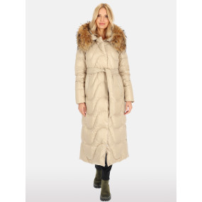 PERSO Coat BLH241005FXR Béžová barva