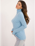 Sweter AT SW  jasny niebieski model 20493300 - FPrice