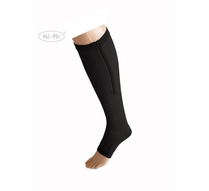 Knee Socks With Zipper 1 model 19504966 Black - Raj-Pol