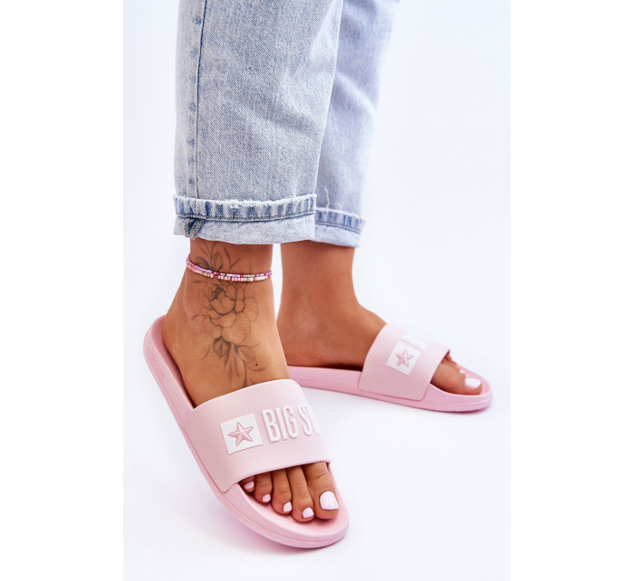 Women's Slides Big Star FF274A201 Pink