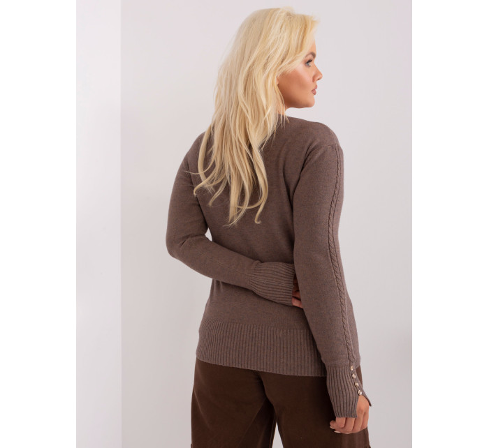 Sweter PM SW PM model 18949257 brązowy - FPrice