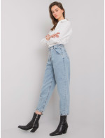 Modré dámské mom jeans od Varenny