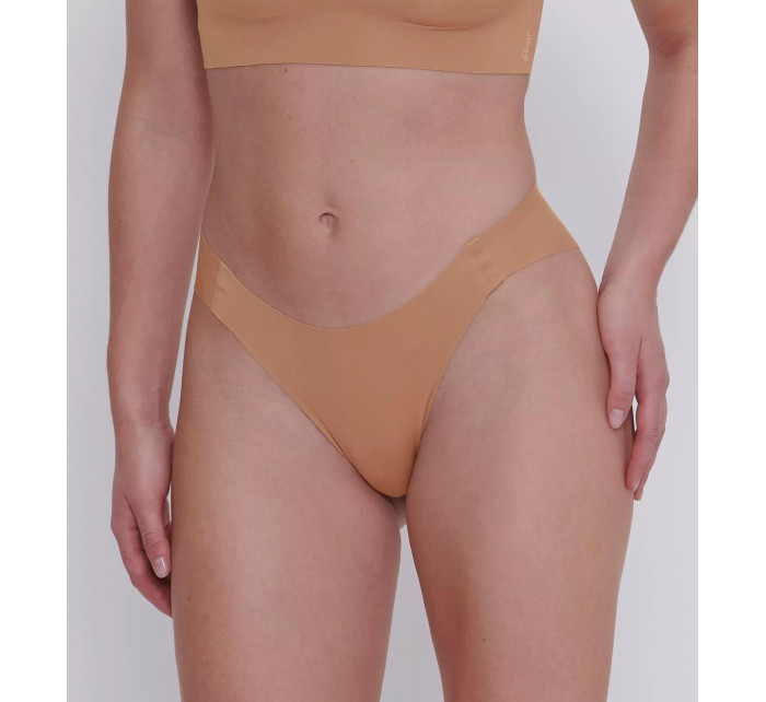 Dámská tanga ZERO Feel 2.0 High leg - BROWN - hnědé 00CM - SLOGGI