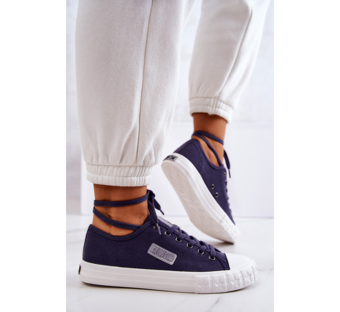 Classic Women's Sneakers BIG STAR JJ274494 Navy Blue