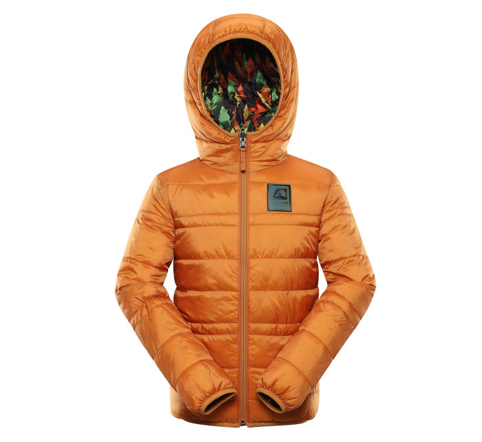 Dětská oboustranná bunda hi-therm ALPINE PRO EROMO golden oak varianta pb