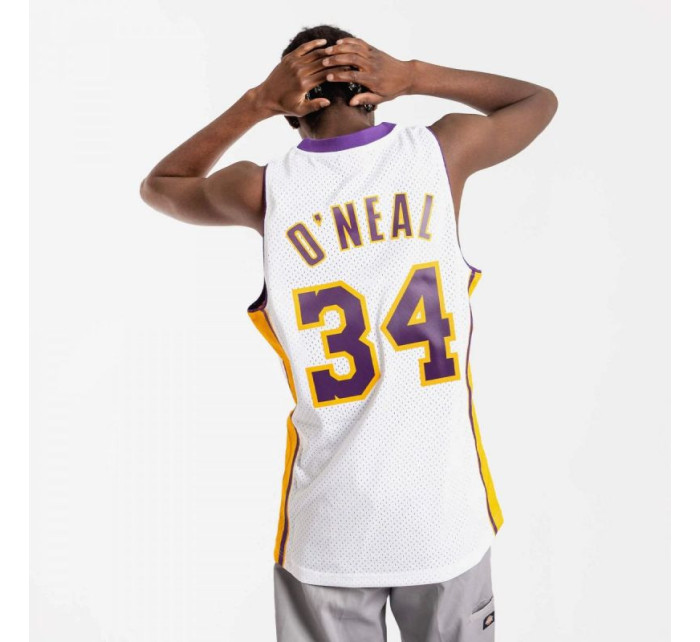 Mitchell & Ness Los Angeles Lakers NBA Shaquille O'Neal M Pánské tričko SMJY4442-LAL02SONWHIT