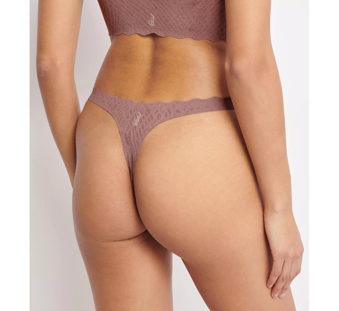 Dámská tanga ZERO Feel Bliss String - BROWN - sv. hnědé 1141 - SLOGGI