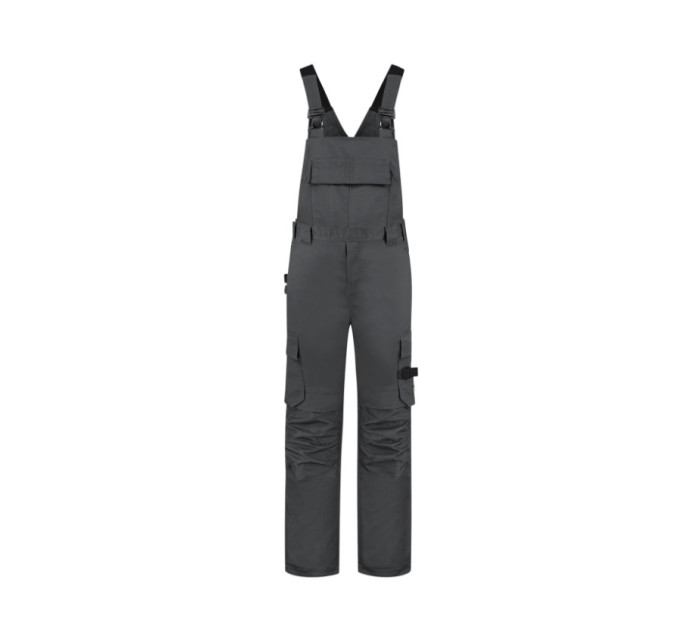 Bib & Brace Twill Cordura pracovní kalhoty s laclem unisex tmavě šedá