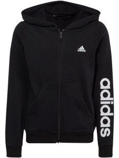 Mikina s kapucí adidas Essentials Linear Logo Full-Zip Hoodie Jr IC3584