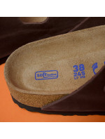 Dámské žabky Birkenstock Arizona Soft Footbed Oiled Leather Habana narrow (0452763)