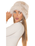 Trendy Musthave faux fur hat in Blogger Style