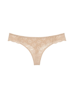 Dámská tanga Amourette Hipster String - YELLOW - sv. béžová 0026 - TRIUMPH