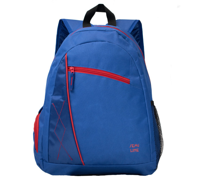 Batoh pro mládež Semiline A3038-6 Navy Blue/Red