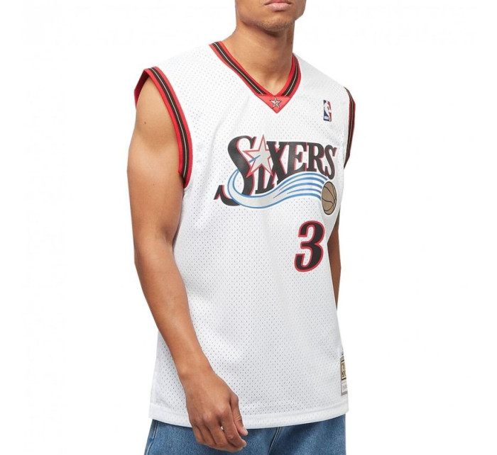 Mitchell & Ness NBA Swingman Home Jersey 76ERS 00 Allen Iverson M SMJYGS18200-P76WHIT00AIV pánské