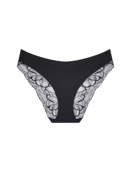 Body Make-Up Illusion Lace Highleg Tai - BLACK - TRIUMPH BLACK - TRIUMPH