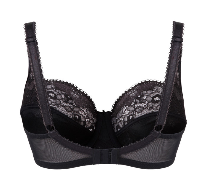 Vyztužená podprsenka Panache Clara Full Cup charc/black 7255