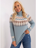 Sweter PM SW model 18949223 mietowy - FPrice