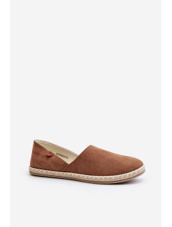 Dámské semišové espadrilky Brown Vulcano