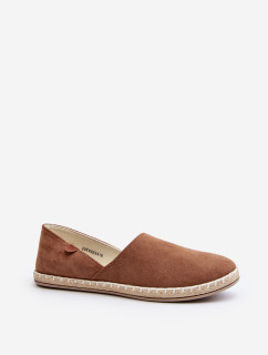 Dámské semišové espadrilky Brown Vulcano