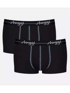 Pánské boxerky Start Hipster C2P box - BLACK - černé 0004 - SLOGGI