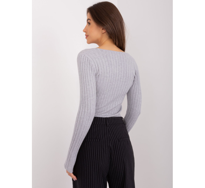 Sweter PM SW model 18969888 jasny szary - FPrice