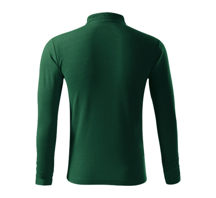 Pique Polo LS polokošile pánská dark green